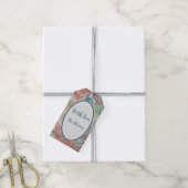  gemarmerd papier gepersonaliseerd geschenk Label Cadeaulabel (Met Touw)