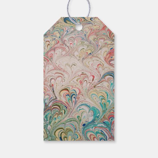  gemarmerd papier gepersonaliseerd geschenk Label Cadeaulabel (Achterkant)