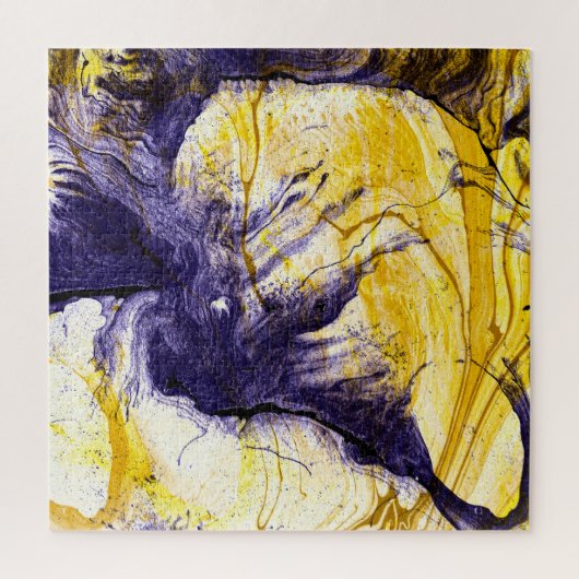 Gemarmerd papier: heldere acryl kunst legpuzzel (Verticaal)