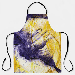 Gemarmerd papier: heldere acryl kunst schort