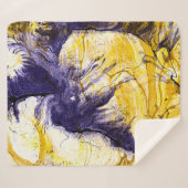 Gemarmerd papier: heldere acryl kunst sherpa deken (Voorkant (horizontaal))