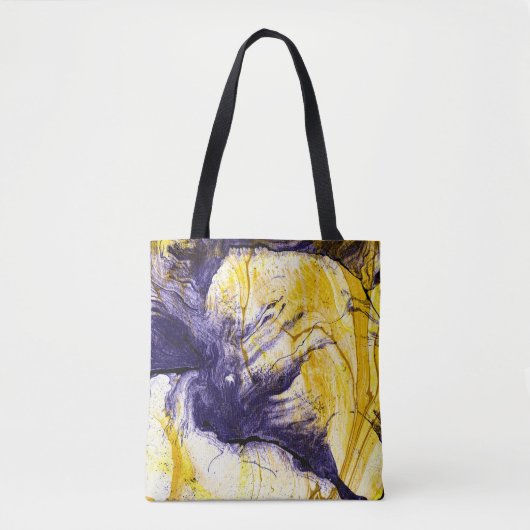 Gemarmerd papier: heldere acryl kunst tote bag (Voorkant)