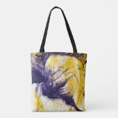 Gemarmerd papier: heldere acryl kunst tote bag (Achterkant)