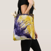 Gemarmerd papier: heldere acryl kunst tote bag (Dichtbij)