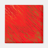 Gemarmerd rood magneet (Voorkant)