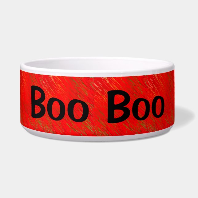 Gemarmerd rood voerbakje (Voorkant)