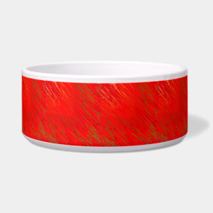 Gemarmerd rood voerbakje