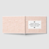 Gemarmerd Roos Elegant Vintage Wedding Gastenboek (Volledig)