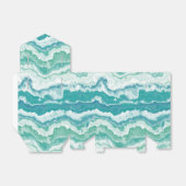 gemarmerd schuimrubber: zee bedankdoosjes (Uitgevouwen)