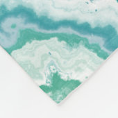 gemarmerd schuimrubber: zee fleece deken (Hoek)