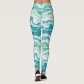 gemarmerd schuimrubber: zee leggings (Achterkant)