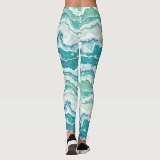 gemarmerd schuimrubber: zee leggings (Achterkant)
