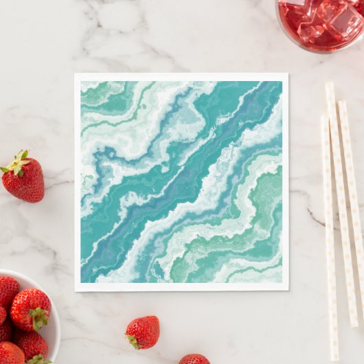 gemarmerd schuimrubber: zee servet (Insitu)