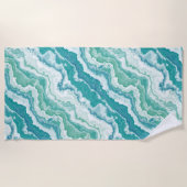 gemarmerd schuimrubber: zee strandlaken (Voorkant)