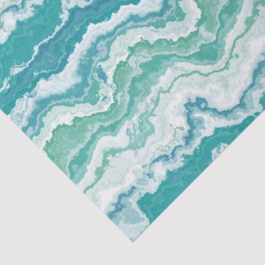 gemarmerd schuimrubber: zee tissuepapier (Detail)