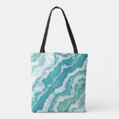 gemarmerd schuimrubber: zee tote bag (Achterkant)