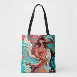gemarmerd tote bag