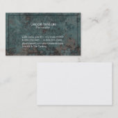 gemarmerd visitekaartje (Voorkant / Achterkant)