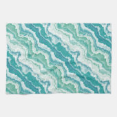 gemarmerd zee schuim : theedoek (Horizontaal)