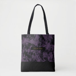 Gemarmerd zwart | Chic vakantietas Tote Bag