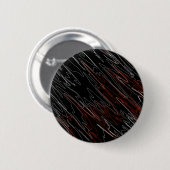 Gemarmerd zwart rood ronde button 5,7 cm (Voorkant /achterkant)