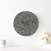 Gemarmerde abstracte schilderij grote klok (Huis)