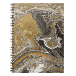 Gemarmerde acryl, natuur-geïnspireerde textuur. notitieboek