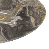 Gemarmerde acryl, natuur-geïnspireerde textuur. snijplank (Hoek)