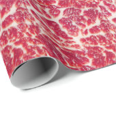 Gemarmerde biefstuk textuur close-up cadeaupapier (Rol Hoek)