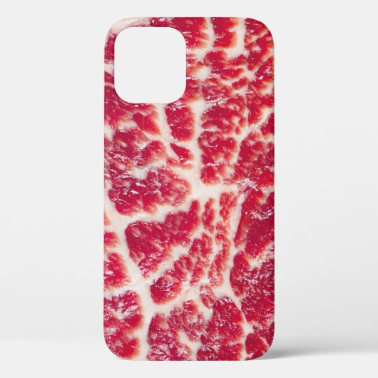 Gemarmerde biefstuk textuur close-up Case-Mate iPhone case (Achterkant)