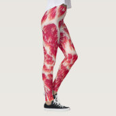 Gemarmerde biefstuk textuur close-up leggings (Rechts)