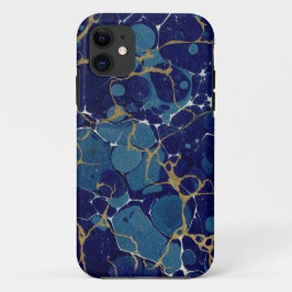 Gemarmerde blauwe Apple iPhone 11 Case-Mate iPhone Case
