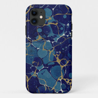 Gemarmerde blauwe Apple iPhone 11 Case-Mate iPhone Case