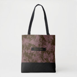 Gemarmerde Bruine | Chic Vakantietas Tote Bag