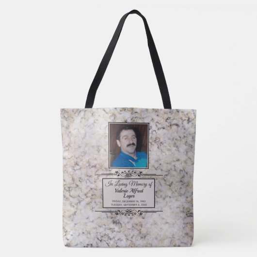Gemarmerde Custom Memorial Keepomwille Tote Bag (Voorkant)