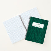Gemarmerde dennen notitieboek (Binnen)