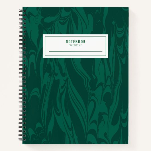Gemarmerde dennen notitieboek (Voorkant)