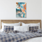 Gemarmerde Diepte Canvas Afdruk (Insitu (Slaapkamer))