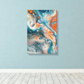 Gemarmerde Diepte Canvas Afdruk (Insitu (Houten vloer))