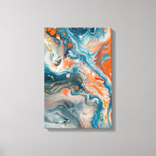 Gemarmerde Diepte Canvas Afdruk