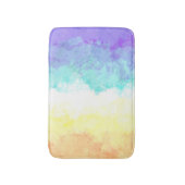 Gemarmerde Draaierige Boho Abstract Genderfaun Pri Badmat (Voorkant Verticaal)