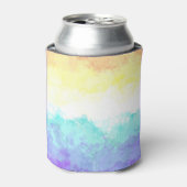 Gemarmerde Draaierige Boho Abstract Genderfaun Pri Blikjeskoeler (Blikje Voorkant)