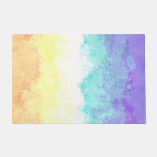 Gemarmerde Draaierige Boho Abstract Genderfaun Pri Deurmat (Voorkant)
