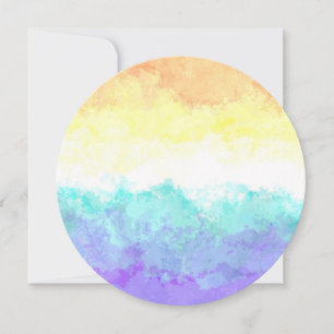 Gemarmerde Draaierige Boho Abstract Genderfaun Pri Feestdagenkaart