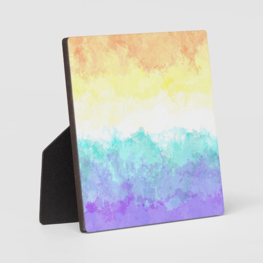 Gemarmerde Draaierige Boho Abstract Genderfaun Pri Fotoplaat (Voorkant)