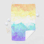 Gemarmerde Draaierige Boho Abstract Genderfaun Pri Golfhanddoek (Insitu)