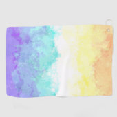 Gemarmerde Draaierige Boho Abstract Genderfaun Pri Golfhanddoek (Horizontaal)