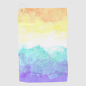 Gemarmerde Draaierige Boho Abstract Genderfaun Pri Golfhanddoek (Voorkant)