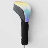 Gemarmerde Draaierige Boho Abstract Genderfaun Pri Golfheadcover (Schuin)