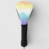 Gemarmerde Draaierige Boho Abstract Genderfaun Pri Golfheadcover (Voorkant)